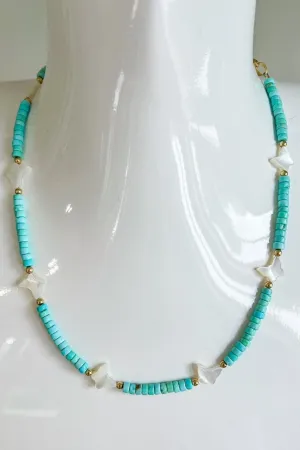 Turquoise Butterfly Necklace
