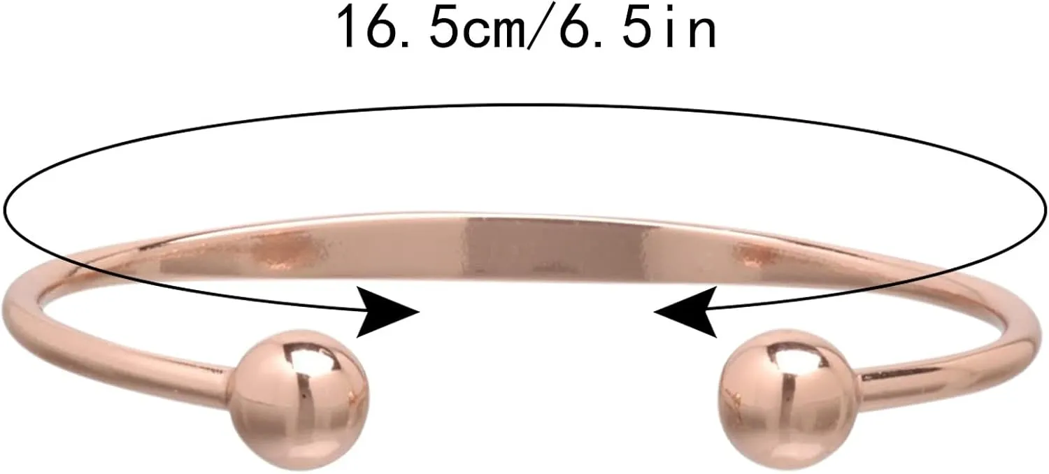 Unisex Elastic Adjustable Stainless Steel Bangle Bracelet for Men and Women Polished