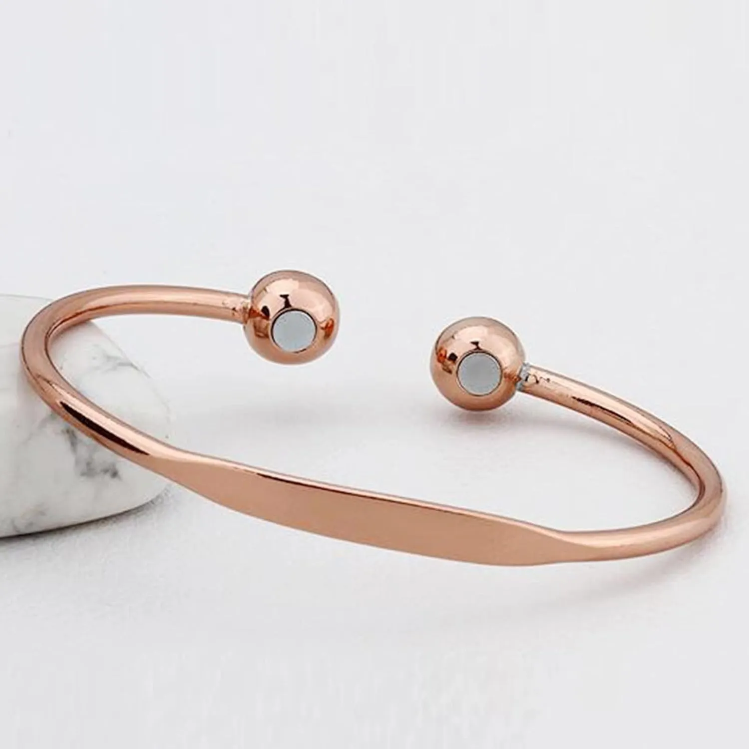 Unisex Elastic Adjustable Stainless Steel Bangle Bracelet for Men and Women Polished