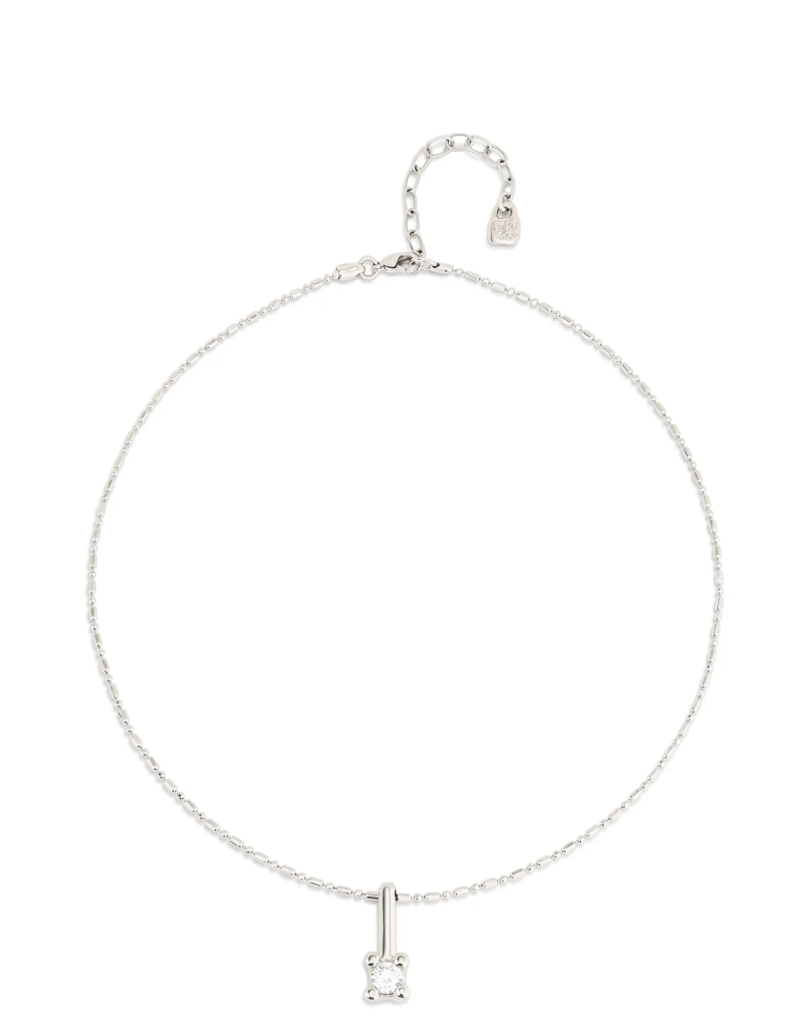 UNOde50 Spiritual White Cubic Zirconia Silver-Plated Necklace