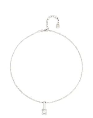 UNOde50 Spiritual White Cubic Zirconia Silver-Plated Necklace