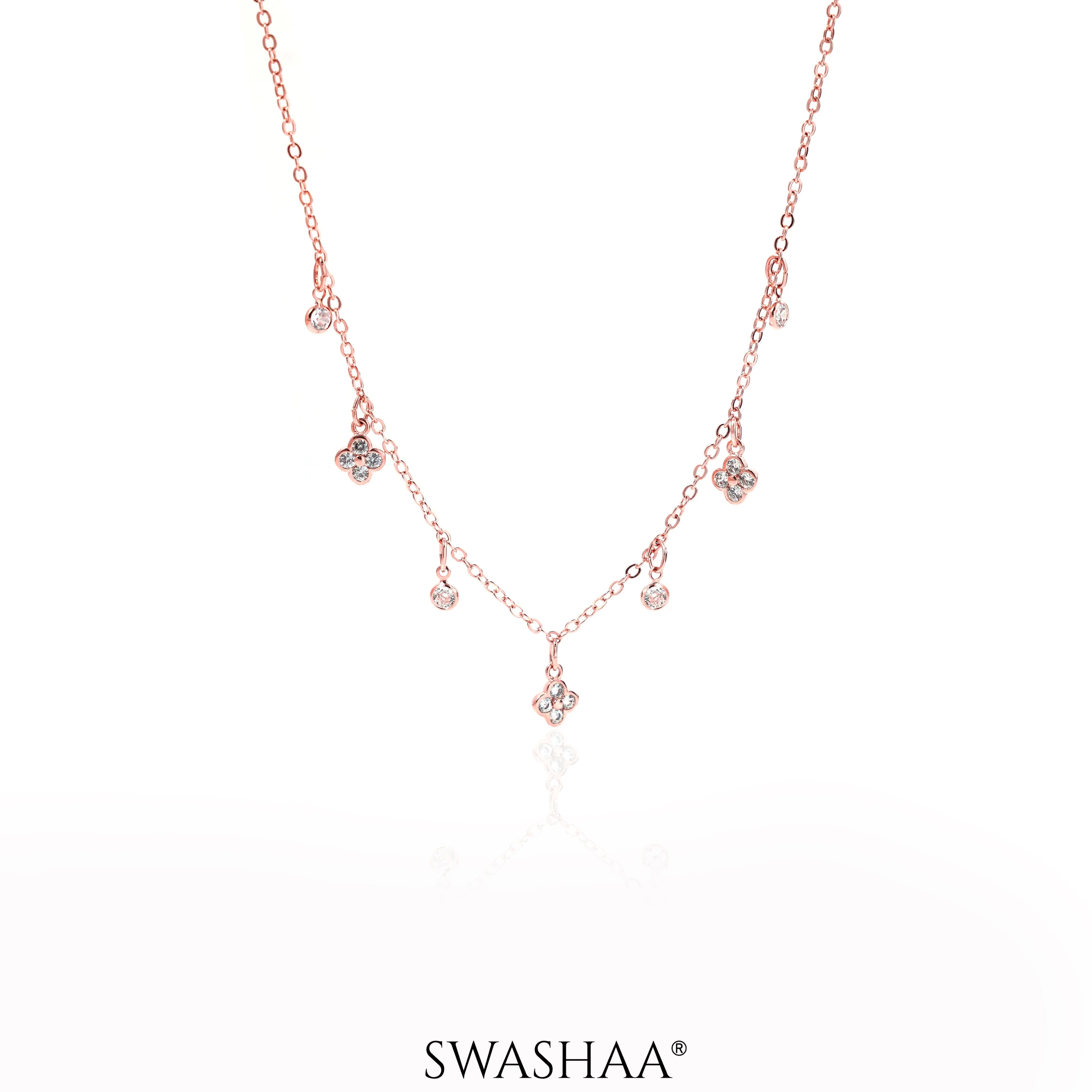Vara Rosegold Plated Choker