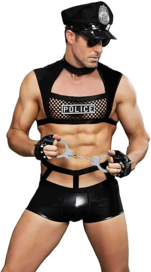 Velvet Kitten Naughty Officer Men's Costume Set