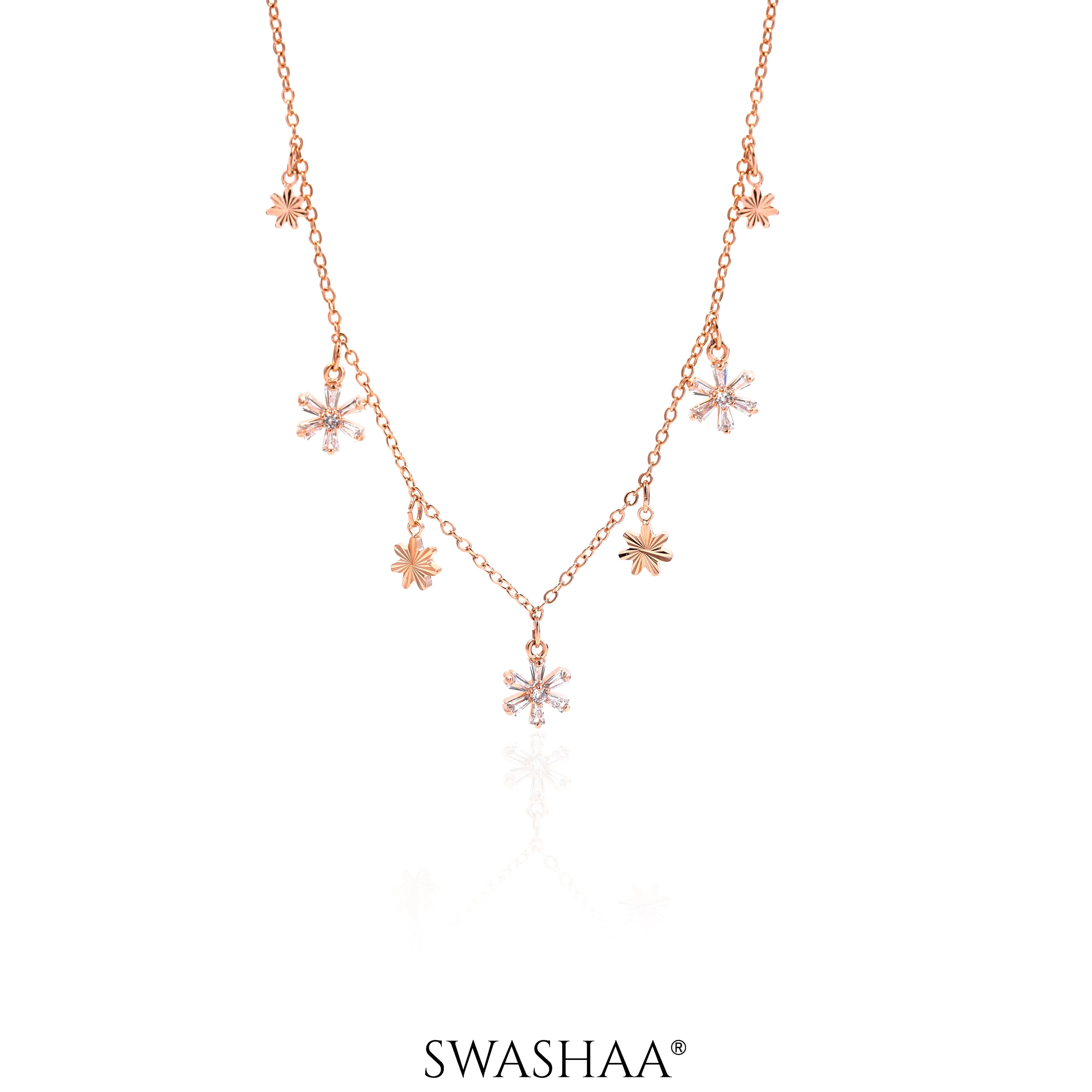 Waamil Rosegold Plated Choker