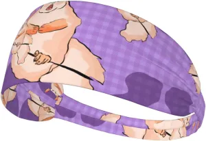 Wacky Bunny Outdoor Sports Sweat-Absorbing Headband, Fitness Sports Yoga Cycling Headband, Sports Elastic Headband,