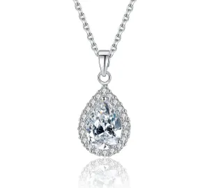 Waterdrop Clear CZ Necklace