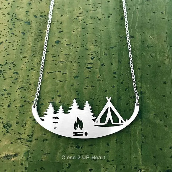 Wild Adventures Stainless Steel Necklaces Handmade in the USA
