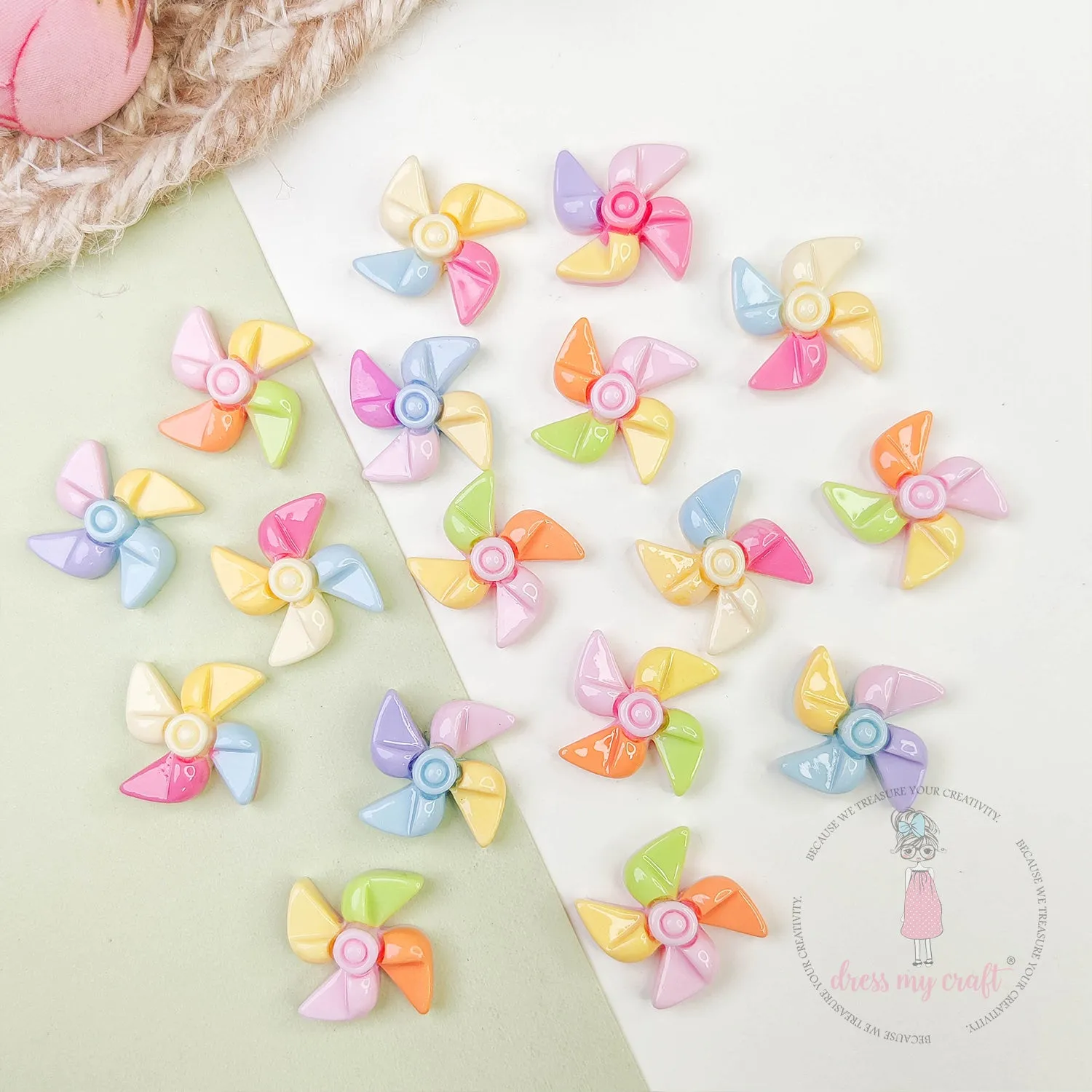 Windmill Flatback Charms