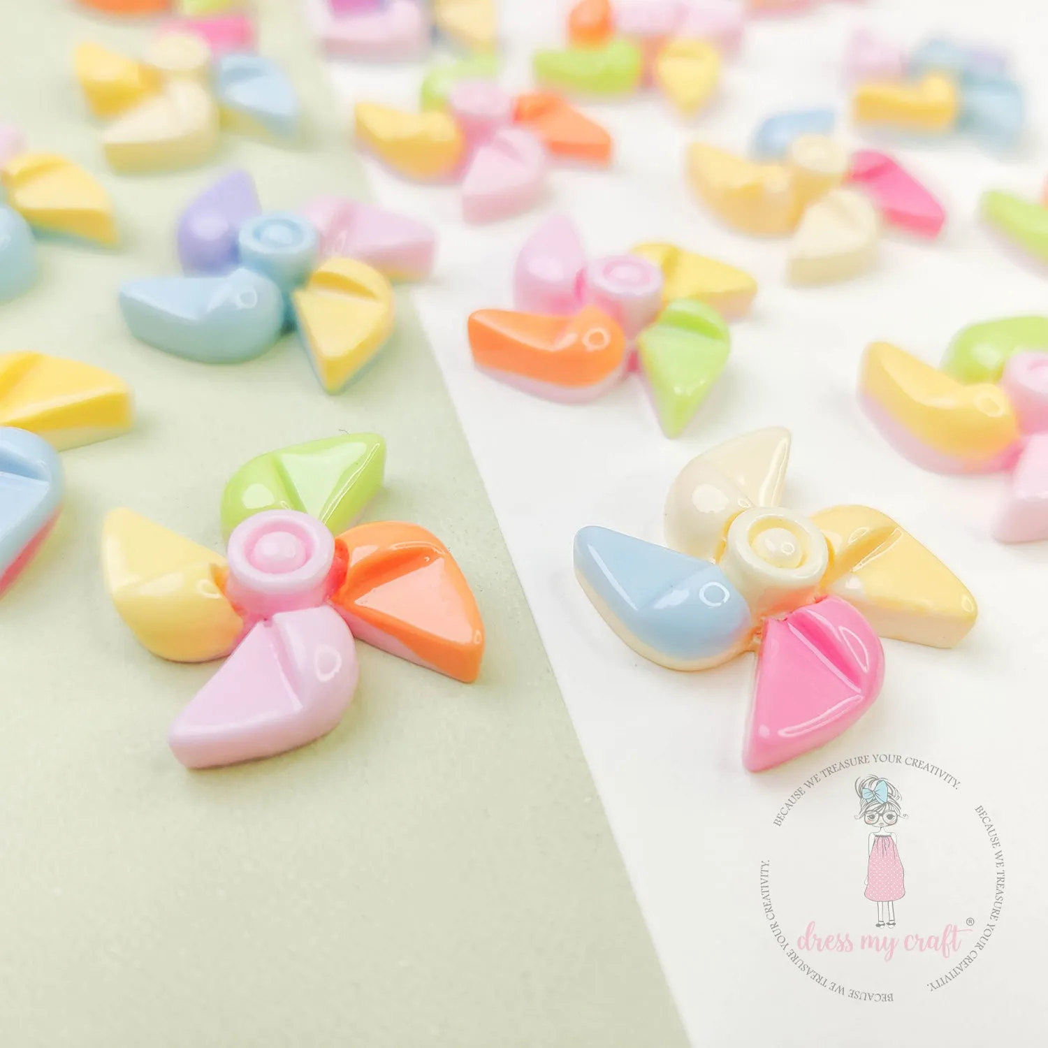 Windmill Flatback Charms