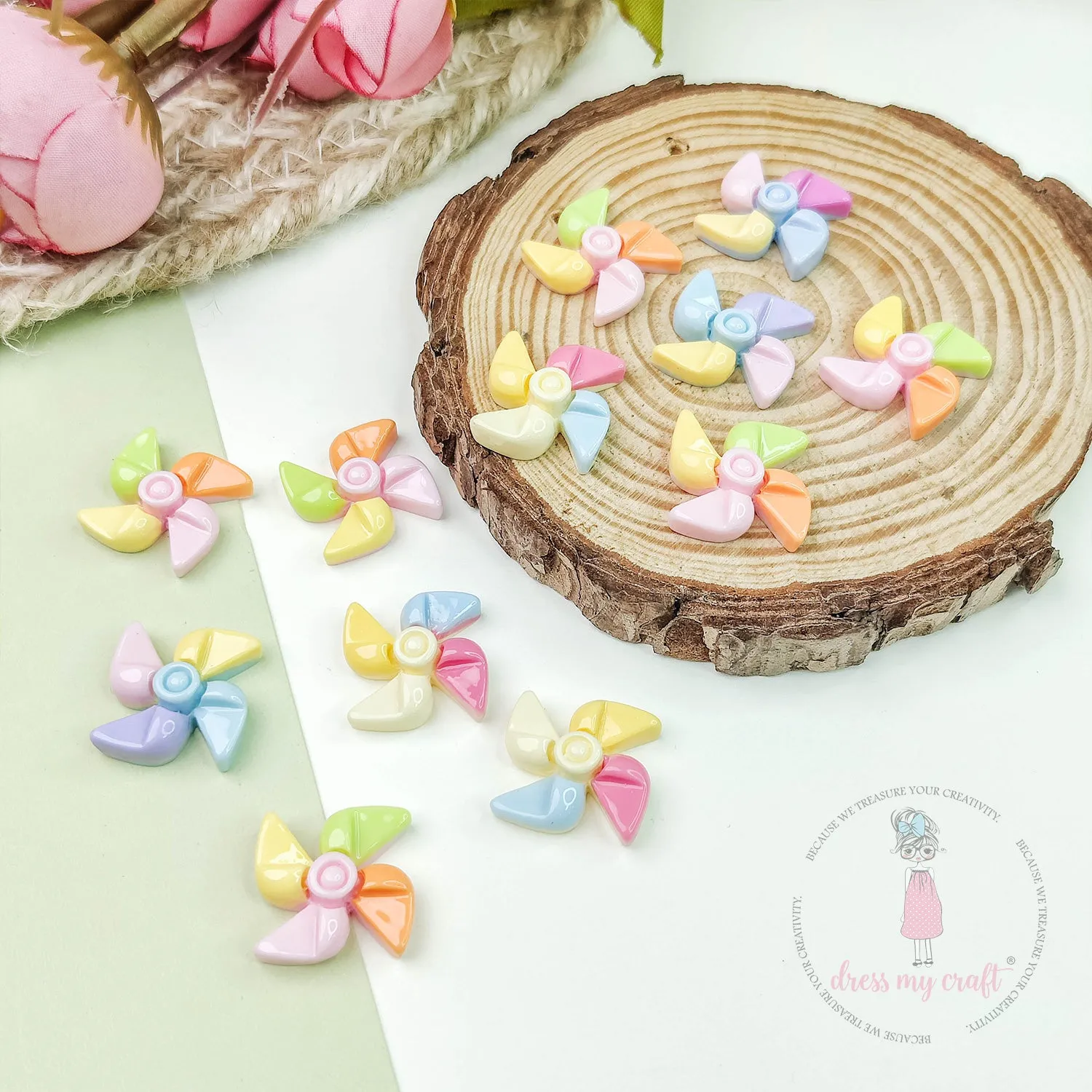 Windmill Flatback Charms