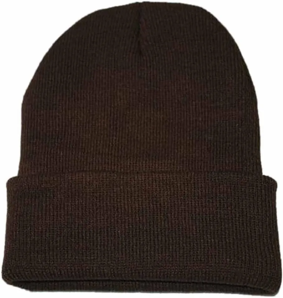 Winter Trawler Watch Hat Knit Cuff Roll up Edge Cap Knit Cuff Short Fisherman Warm Hats for Men Women