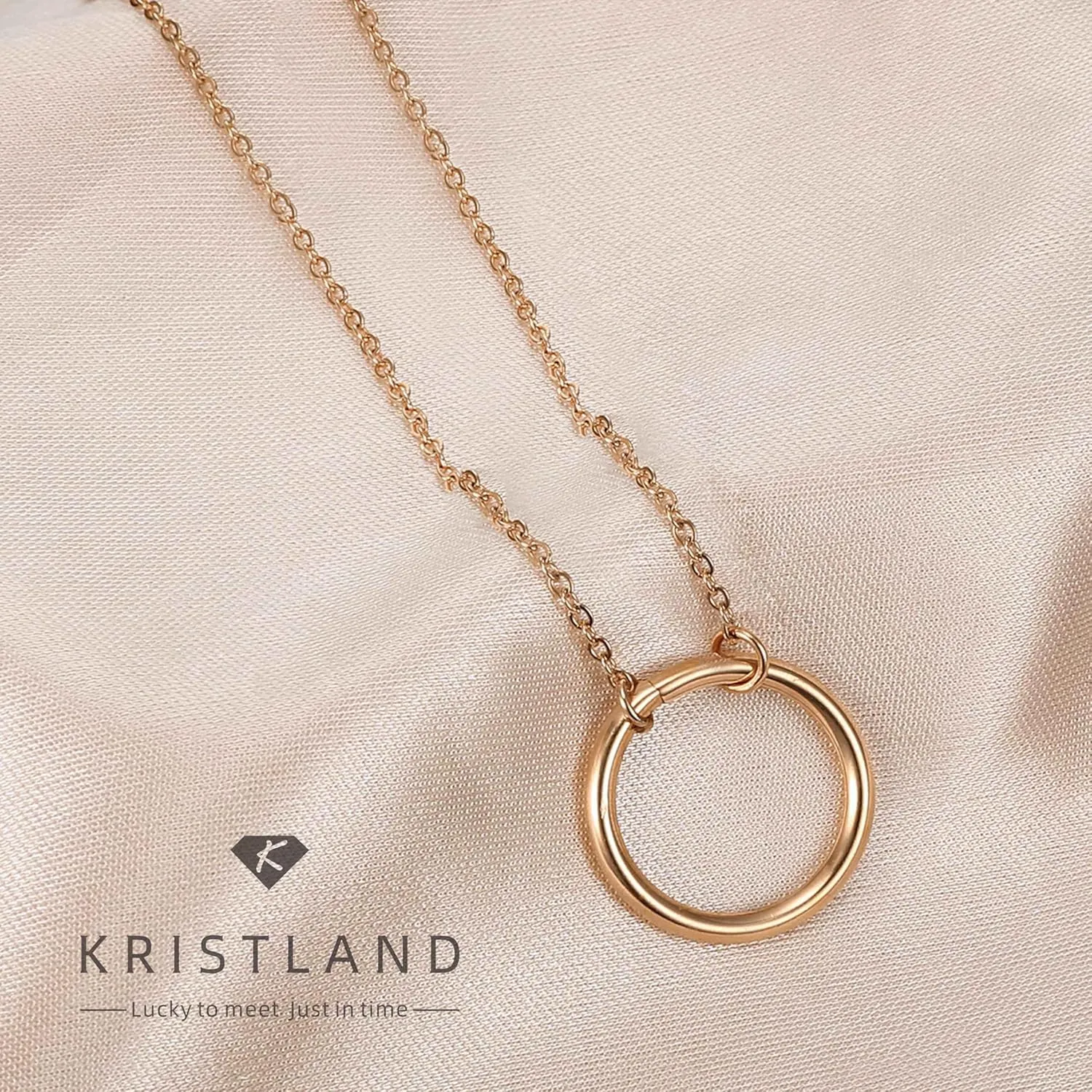 Women Simple Bar Pendant Necklace Dainty 18K Gold Necklace Rose Gold Plated Simple Design Solid Circle, Heart Choker Chain Silver Necklaces for Women