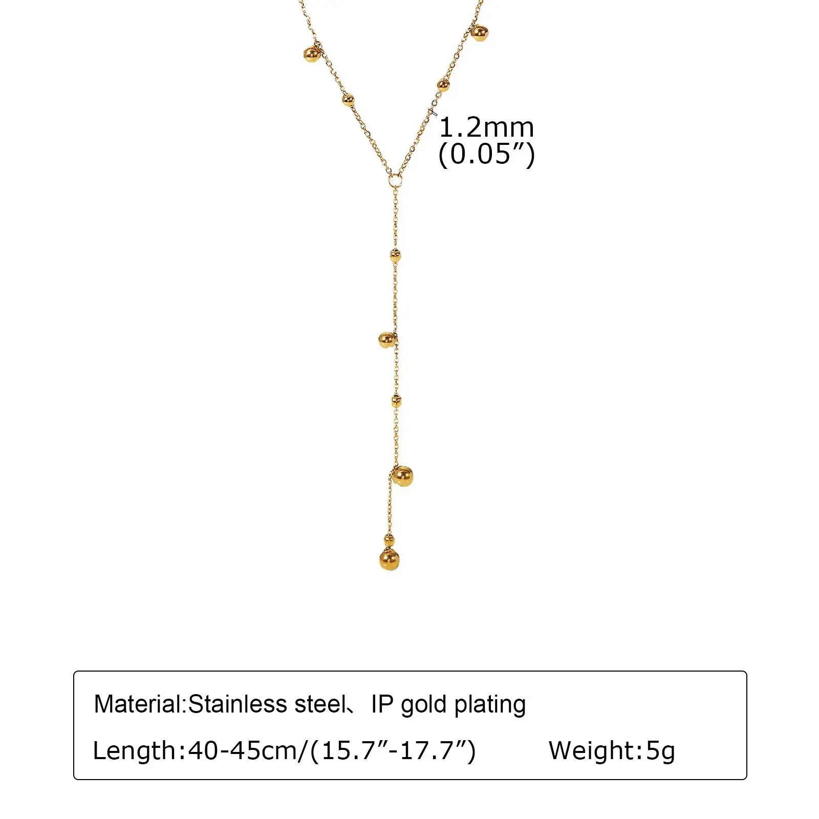 Women's Dainty Y Chokers Necklaces Gold Plated Charm Collar