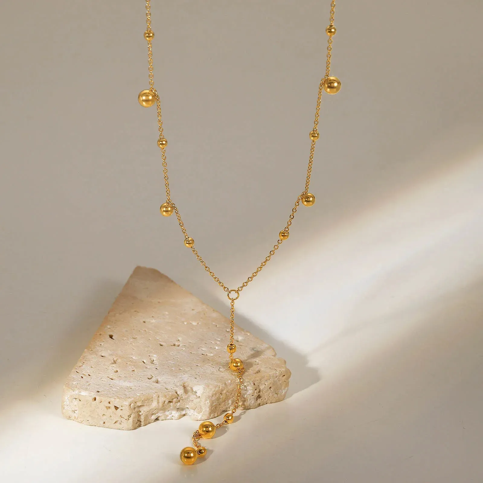 Women's Dainty Y Chokers Necklaces Gold Plated Charm Collar
