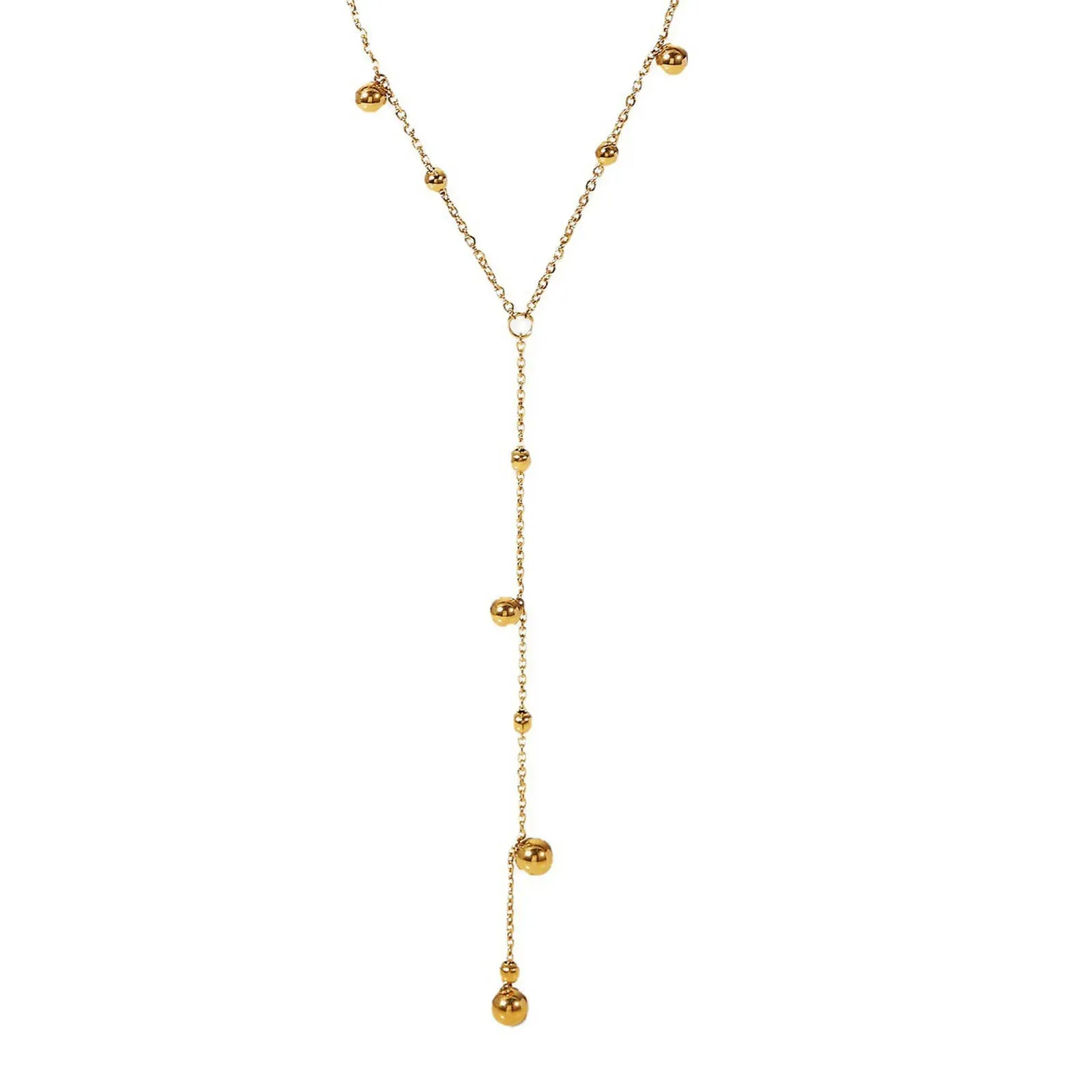 Women's Dainty Y Chokers Necklaces Gold Plated Charm Collar