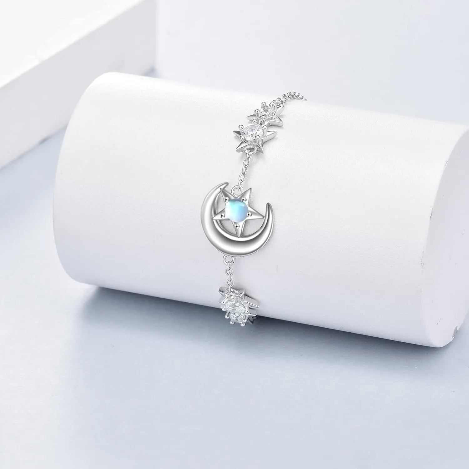 YAFEINI Ankle Bracelets for Women Sterling Silver Mermaid Turtle Ladybug Butterfly Moon Star Pineapple Anklet Link Chain Anklets Jewelry Gifts for Women