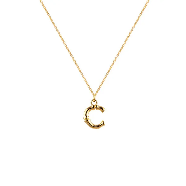 Zahar Gold Letter Necklace