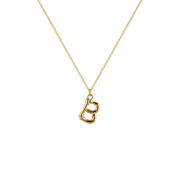 Zahar Gold Letter Necklace
