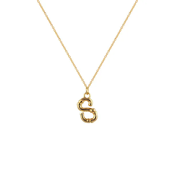 Zahar Gold Letter Necklace